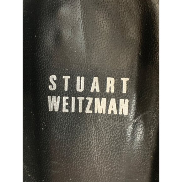 Rare VTG Stuart Weitzman Lizard Embossed Leather Mid Heels 6.5M Pump Shoes 8765 - Picture 4 of 13